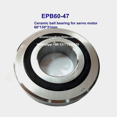 EPB60-47 C3P5 rodamientos de bolas cerámicas de alta velocidad para servomotores