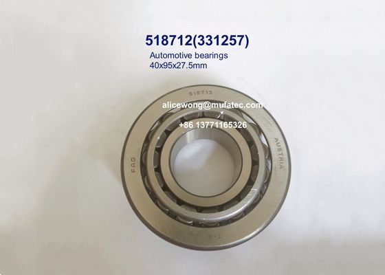 518712 2331257 rodamientos para automóviles rodamientos cónicos de rodillos 40*95*27,5 mm