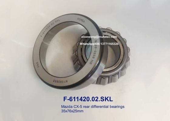 ¿Qué es eso?02.SKL F-611420 02 KA03-27-220 Mazda CX-5 rodamientos diferenciales rodamientos de rodillos cónicos 35*76*25mm