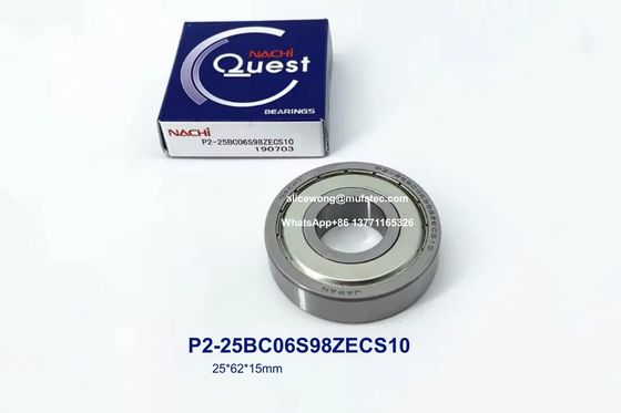 P2-25BC06S98ZECS10 25BC06S98 rodamientos de generadores para automóviles rodamientos de sello de acero de un lado 25*62*15mm