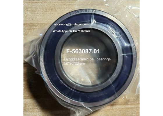 F-563087.01 Rodamientos cerámicos de 50x90x23 mm confiabilidad a alta velocidad para servomotores
