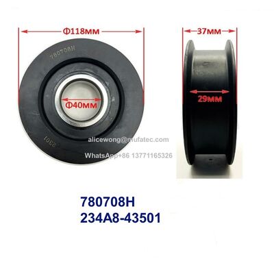 Rodamiento para carretilla elevadora 780708H, rodamientos resistentes de 40x118x37/29mm